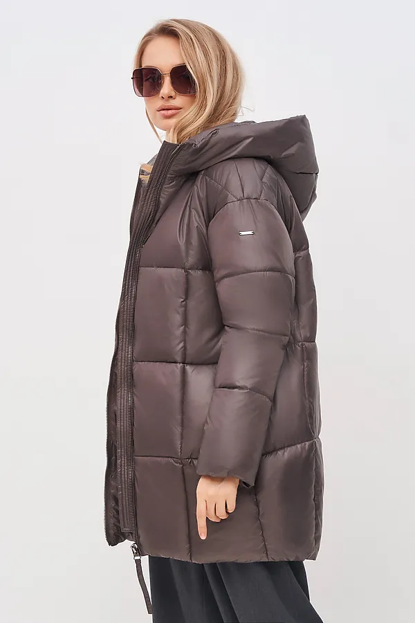 Пуховик HOOPS, коричневый - фото 2