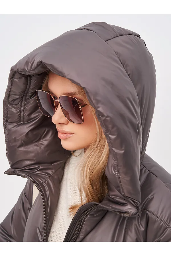 Пуховик HOOPS, коричневый - фото 2