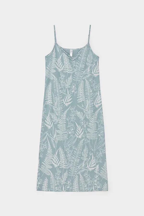 Сорочка VERY NEAT, пыльно-голубой,лесной гербарий - фото 2