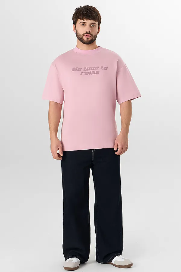 Футболка MARK FORMELLE, пыльный розовый +печать - фото 2