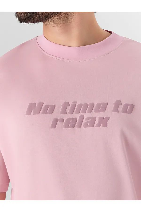 Футболка MARK FORMELLE, пыльный розовый +печать - фото 2