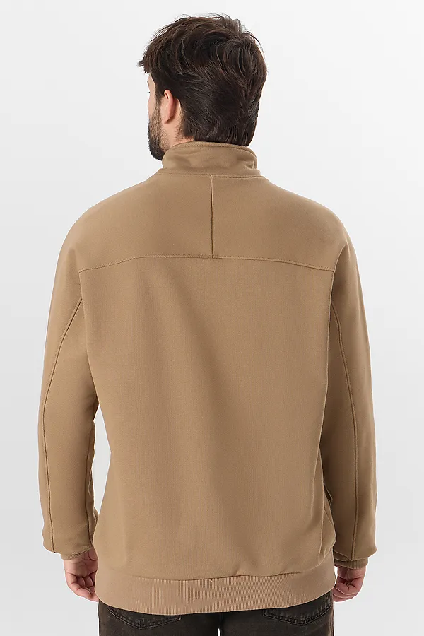 Толстовка MARK FORMELLE, сепия +печать1 - фото 2