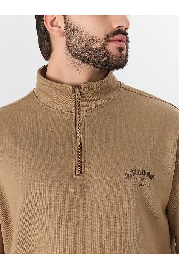 Толстовка MARK FORMELLE, сепия +печать1 - фото 2