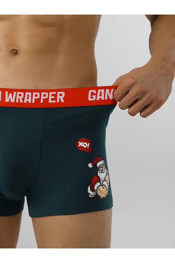 Трусы MARK FORMELLE, т.изумрудный +печать - фото 2