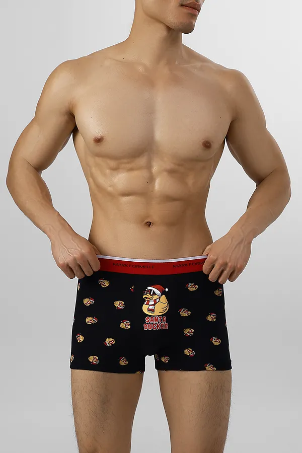Трусы MARK FORMELLE, уточки на черном - фото 2