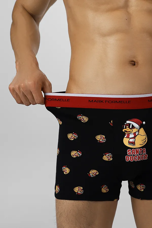 Трусы MARK FORMELLE, уточки на черном - фото 2
