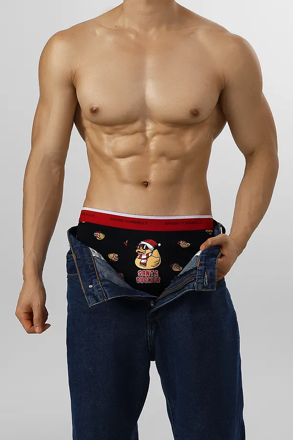 Трусы MARK FORMELLE, уточки на черном - фото 2