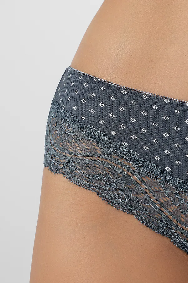 Трусы MARK FORMELLE, мелкий узор на сером - фото 2