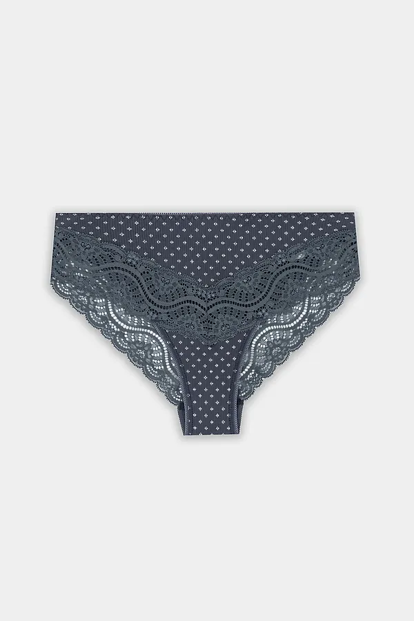 Трусы MARK FORMELLE, мелкий узор на сером - фото 2