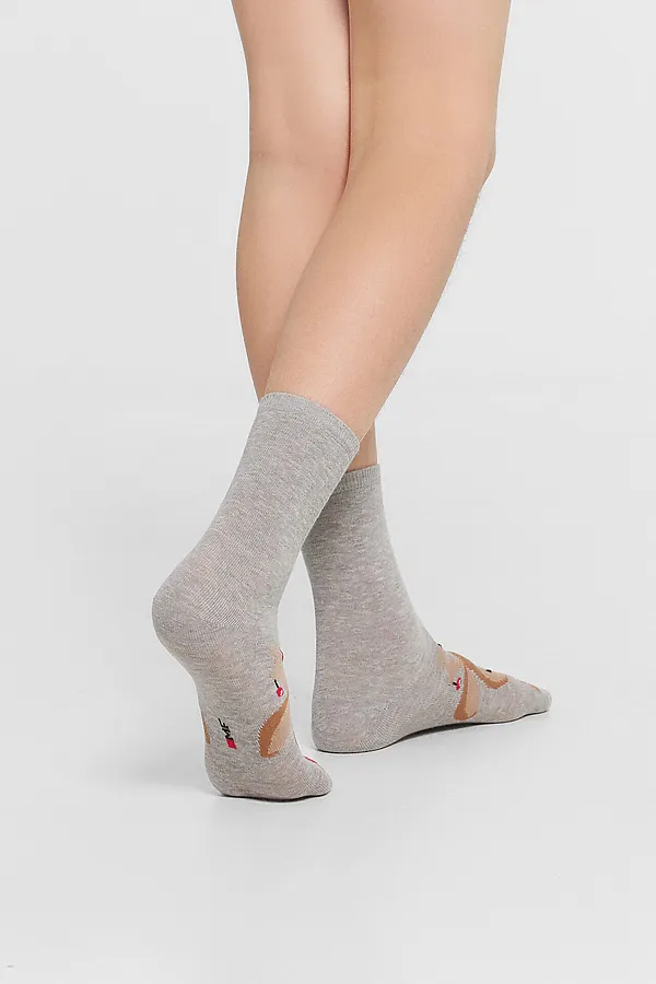 Носки MARK FORMELLE, серый меланж - фото 2