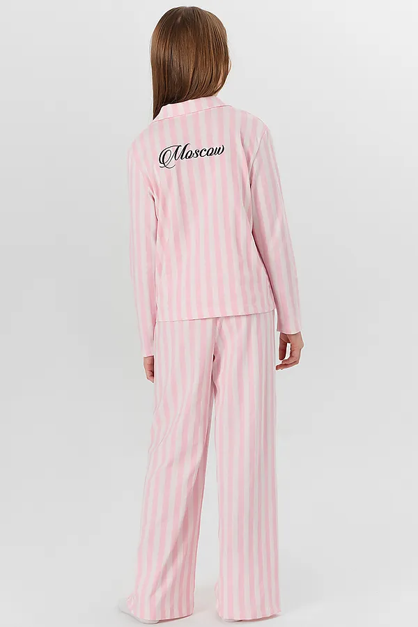 Пижама MARK FORMELLE, розовая полоска +moscow - фото 2