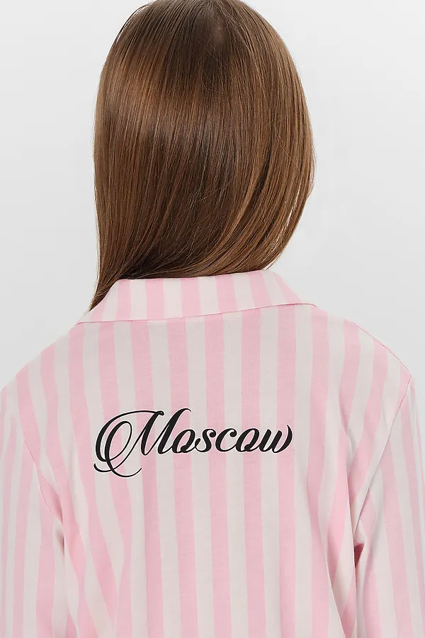 Пижама MARK FORMELLE, розовая полоска +moscow - фото 2