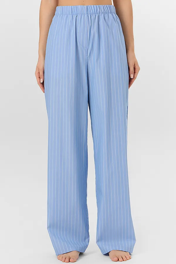 Пижама MARK FORMELLE, серый меланж 4306-а +белые полосы на т.голубом - фото 2