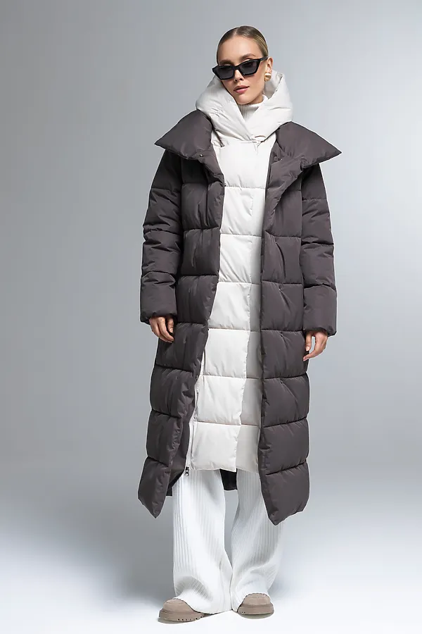 Пуховик HOOPS, коричневый - фото 2