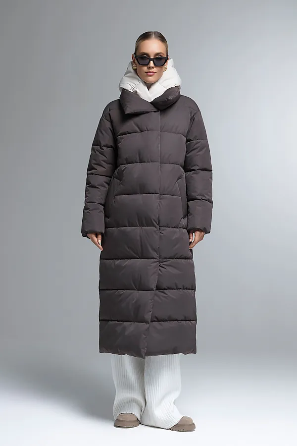 Пуховик HOOPS, коричневый - фото 2