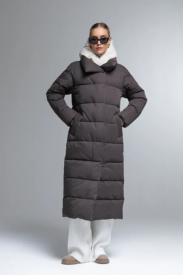 Пуховик HOOPS, коричневый - фото 2