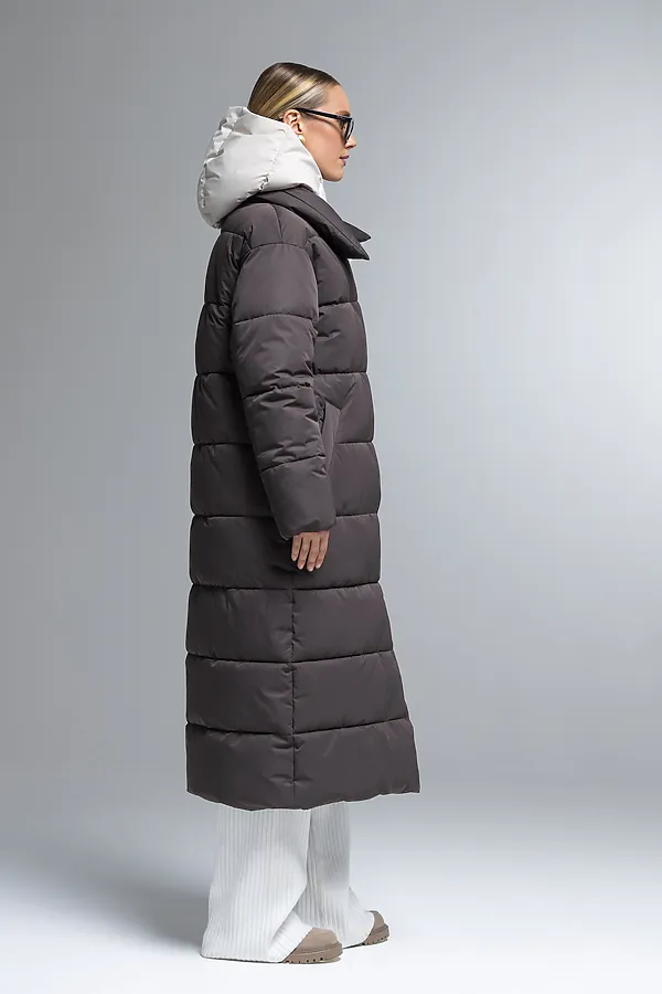 Пуховик HOOPS, коричневый - фото 2