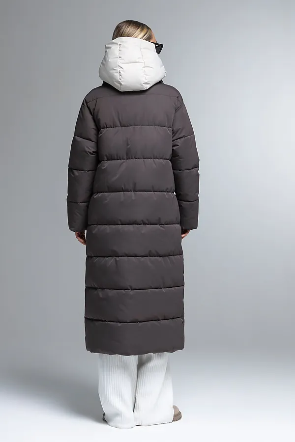 Пуховик HOOPS, коричневый - фото 2