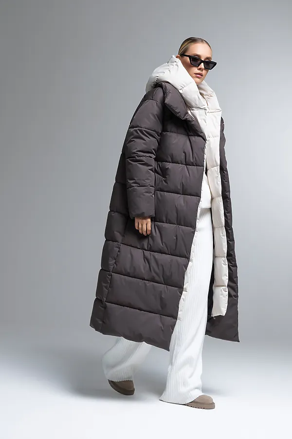 Пуховик HOOPS, коричневый - фото 2