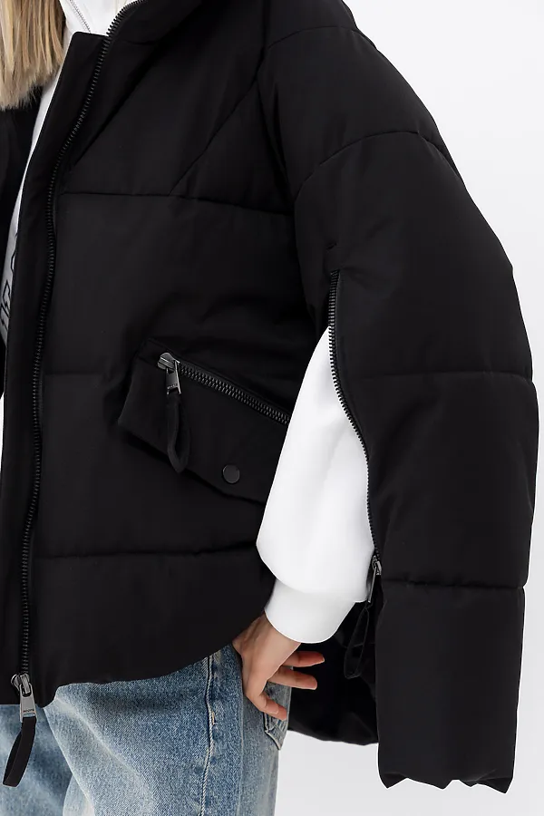 Пуховик  HOOPS, черный - фото 2