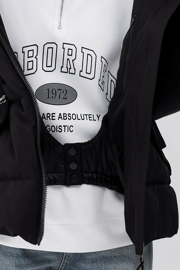 Пуховик  HOOPS, черный - фото 2