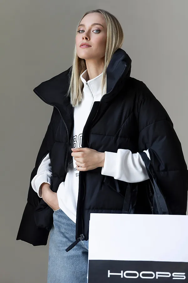 Пуховик  HOOPS, черный - фото 2