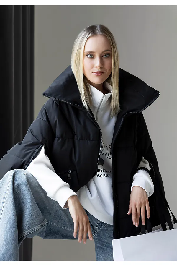 Пуховик  HOOPS, черный - фото 2