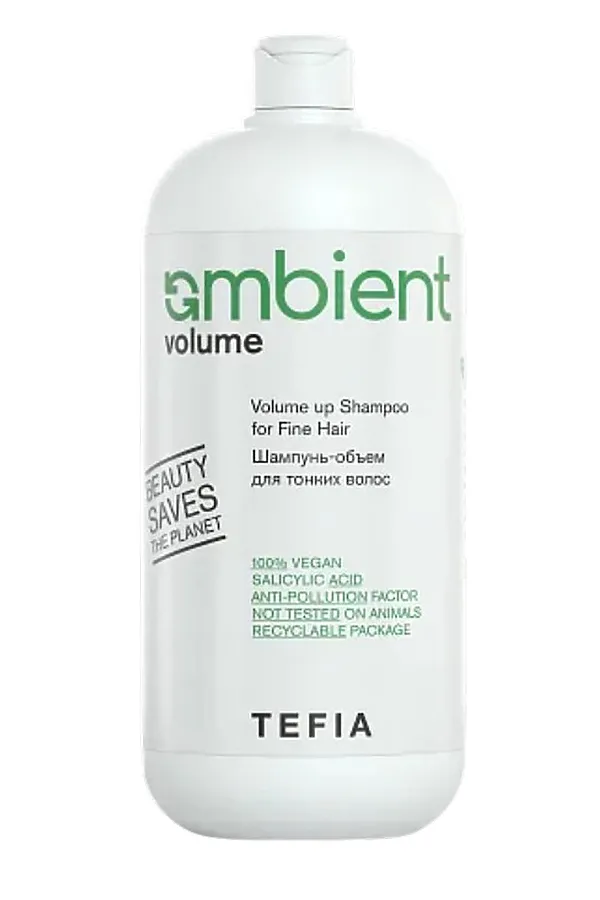TEFIA Ambient Шампунь-объем для тонких волос, 950 мл KRISTALLER, белый - фото 2