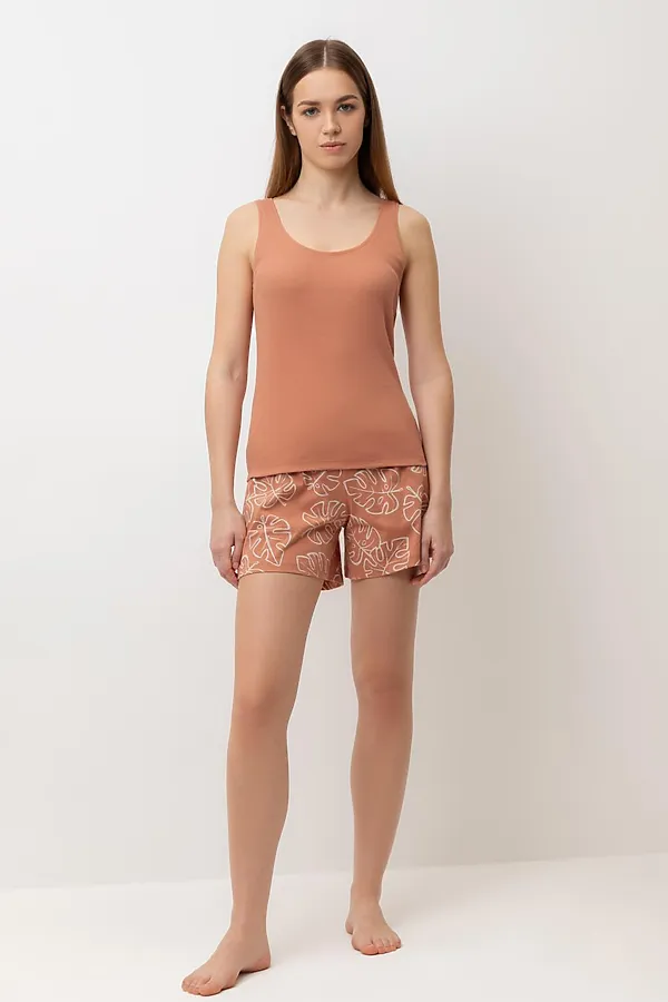 Пижама VERY NEAT, пробковое дерево,тропические листья - фото 2