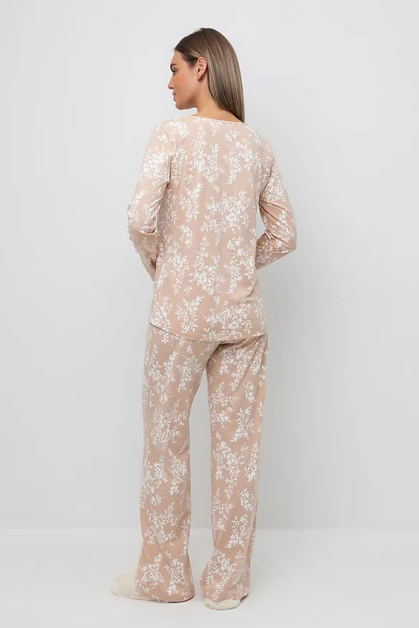 Пижама VERY NEAT, нюдовый беж,индийский жасмин - фото 2