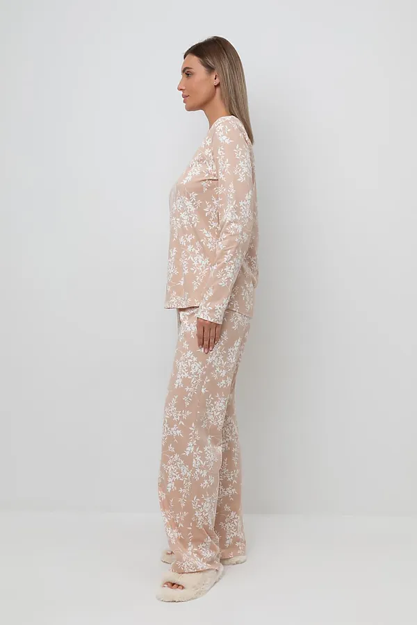 Пижама VERY NEAT, нюдовый беж,индийский жасмин - фото 2