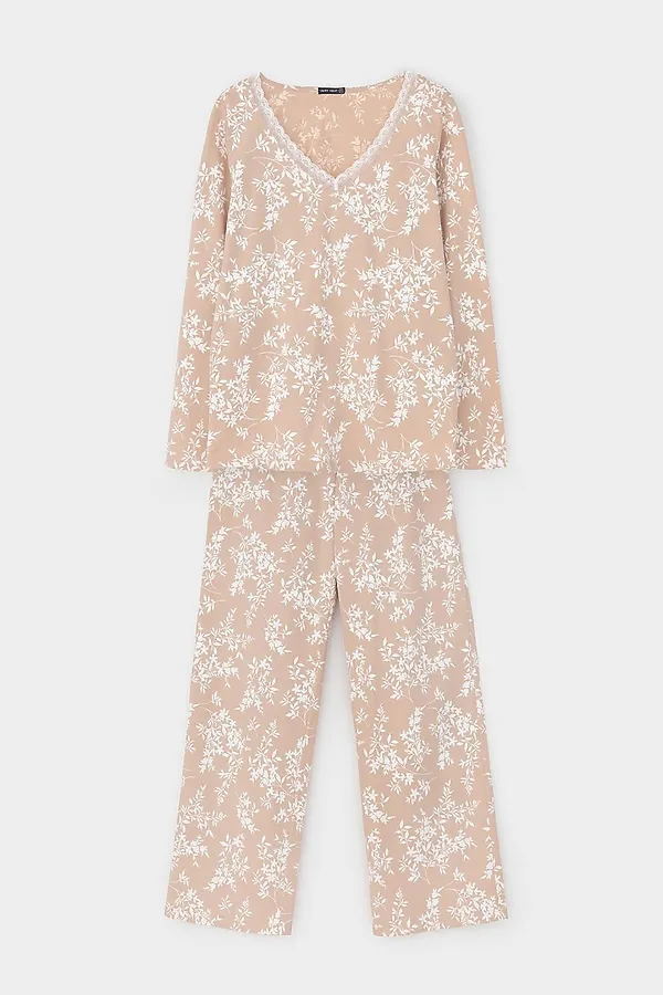Пижама VERY NEAT, нюдовый беж,индийский жасмин - фото 2