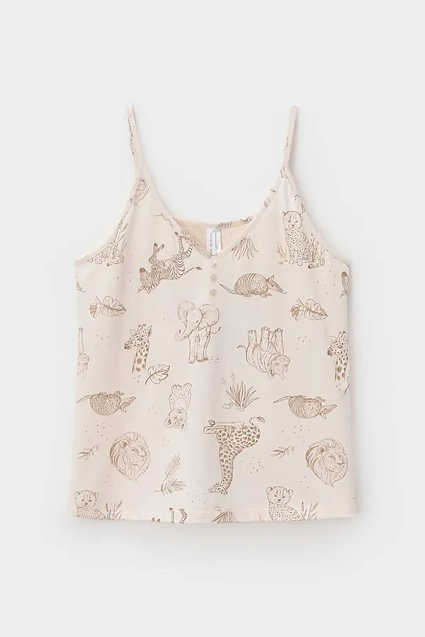 Пижама VERY NEAT, сливки,африка - фото 2