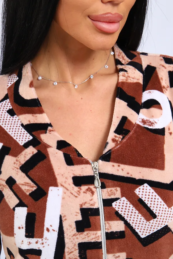 Халат 342 НАТАЛИ, светло-коричневый - фото 2