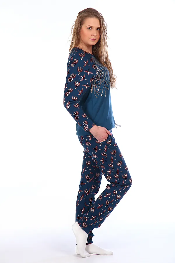 Костюм с брюками 146 НАТАЛИ, синий - фото 2