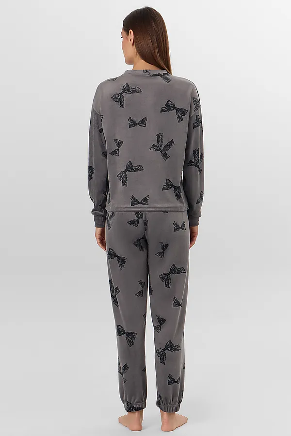 Пижама MARK FORMELLE, бантики на сером - фото 2