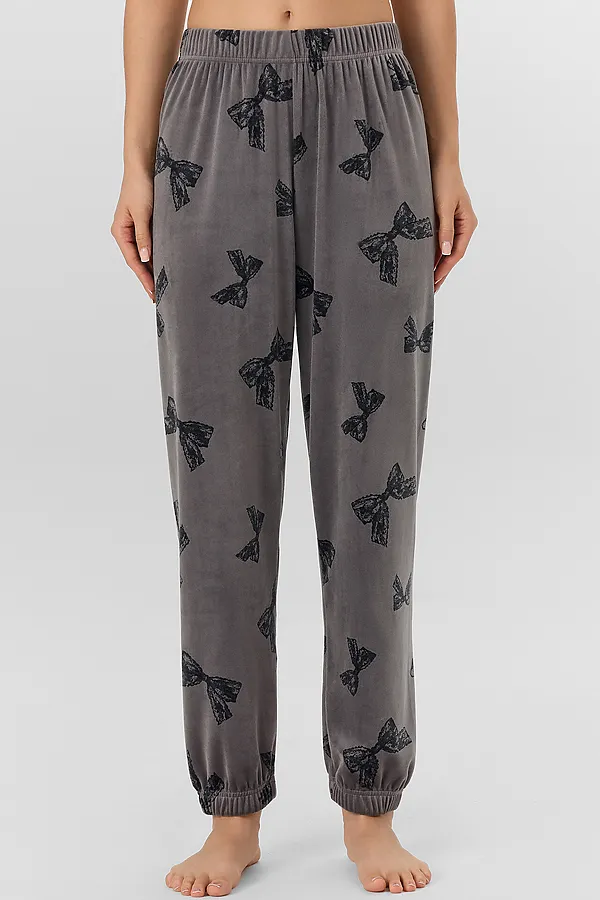 Пижама MARK FORMELLE, бантики на сером - фото 2