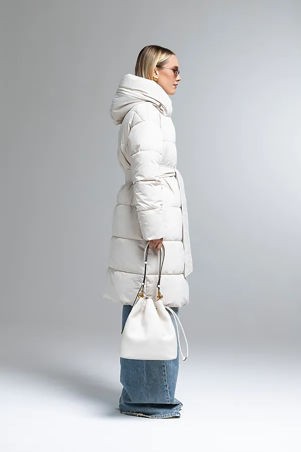 Пуховик HOOPS, светло-бежевый - фото 2