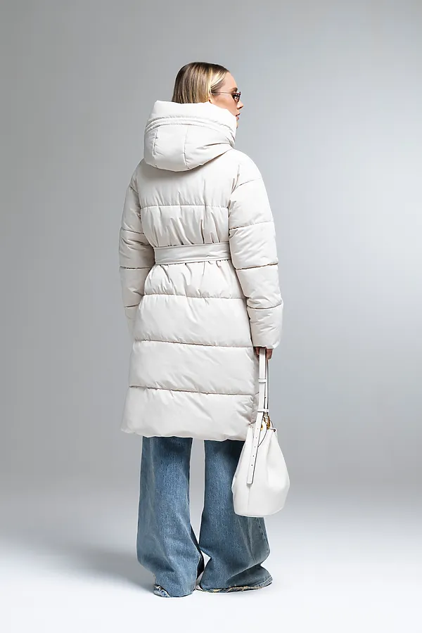 Пуховик HOOPS, светло-бежевый - фото 2