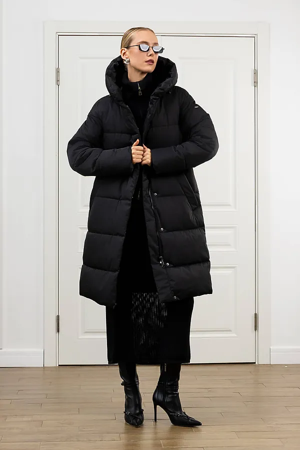 Пуховик HOOPS, черный - фото 2