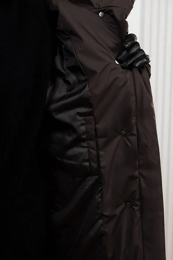 Пуховик HOOPS, коричневый - фото 2