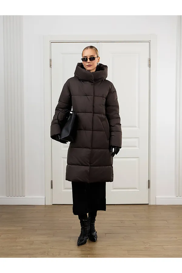 Пуховик HOOPS, коричневый - фото 2