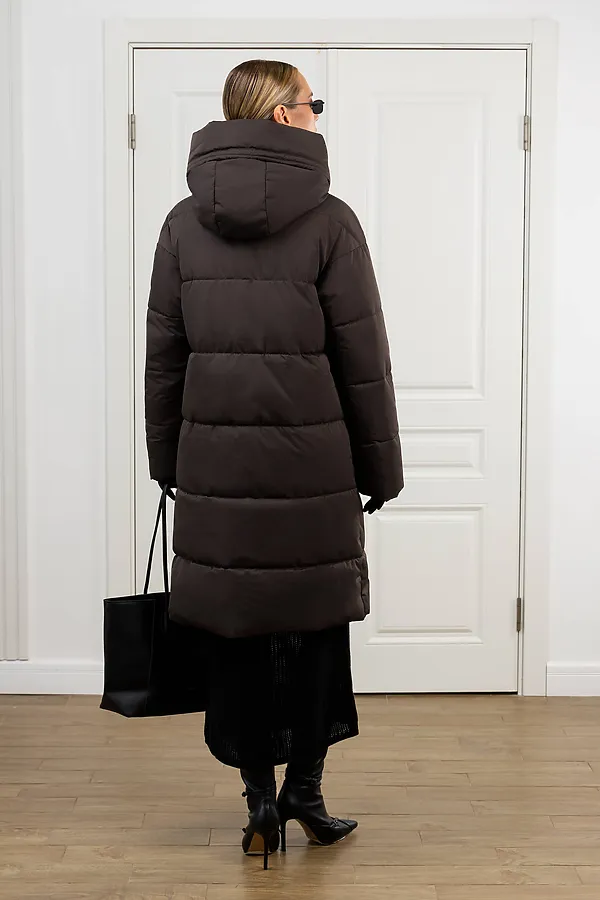 Пуховик HOOPS, коричневый - фото 2