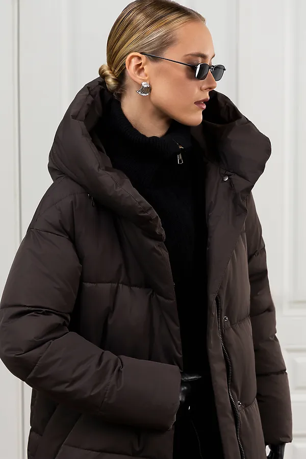 Пуховик HOOPS, коричневый - фото 2