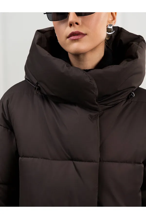 Пуховик HOOPS, коричневый - фото 2