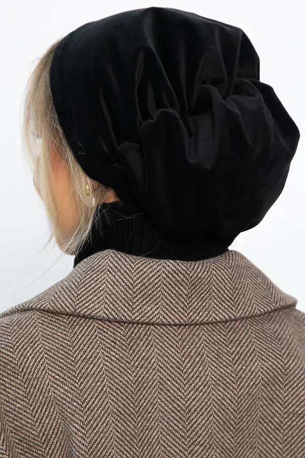 Чалма с резинкой LADY TAIGA, черная - фото 2