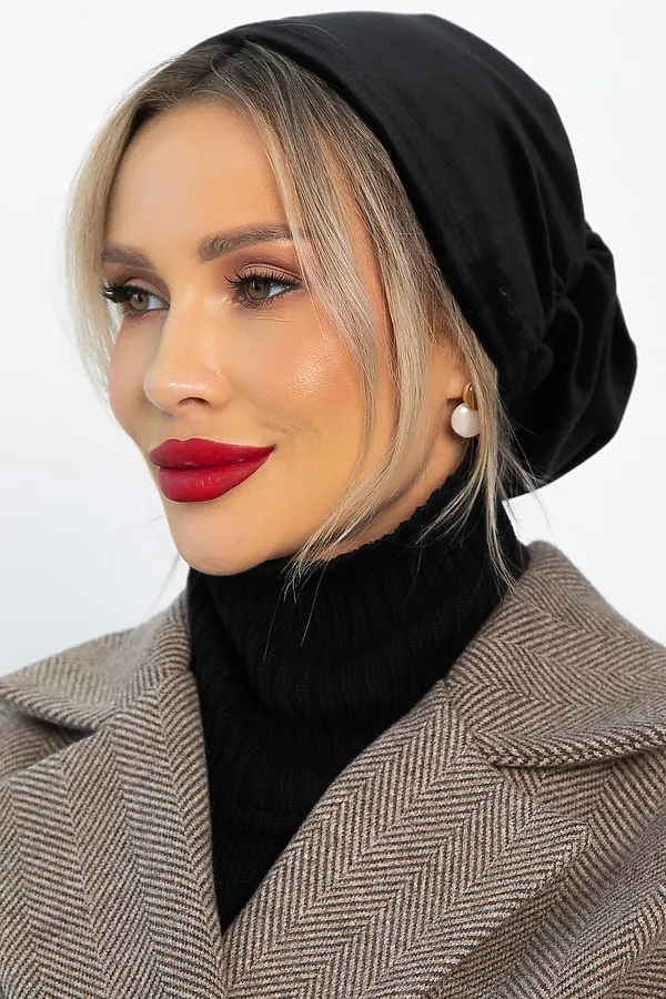 Чалма с резинкой LADY TAIGA, черная - фото 2