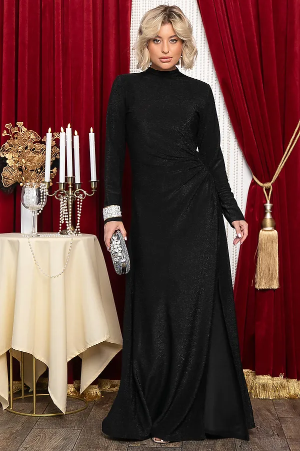 Платье LADY TAIGA, черное - фото 2