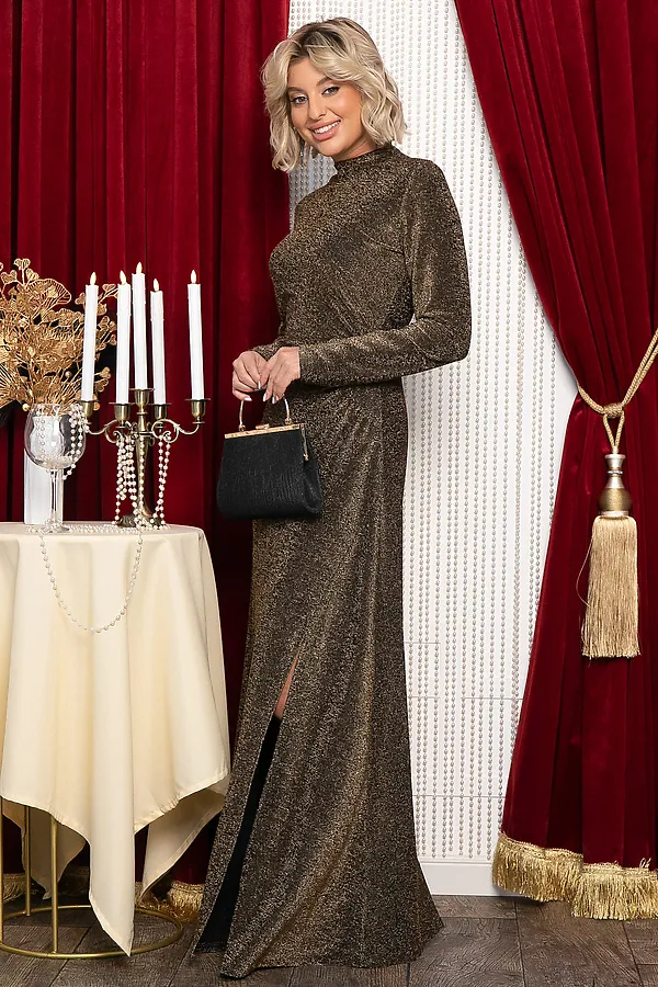 Платье LADY TAIGA, золото - фото 2