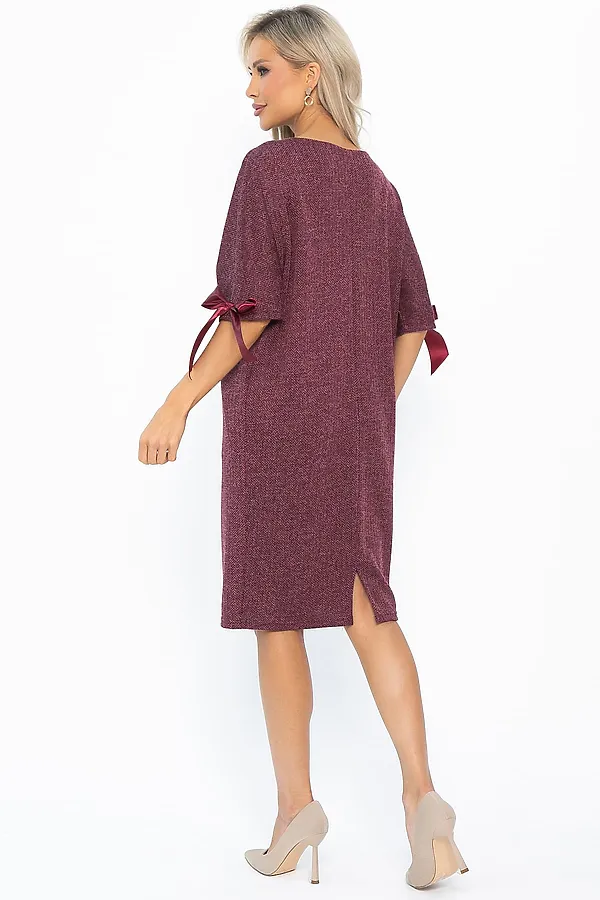 Платье LADY TAIGA, бордовое - фото 2